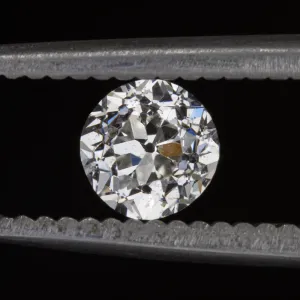 0.64ct OLD EUROPEAN CUT DIAMOND I SI2 LOOSE VINTAGE NATURAL ESTATE 2/3 CARAT