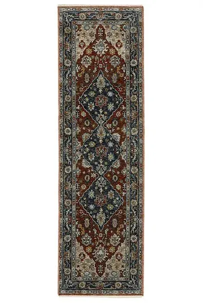 Aberdeen 1143H Red/Ivory Rug