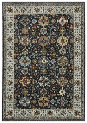 Aberdeen 561B Blue/Grey Rug