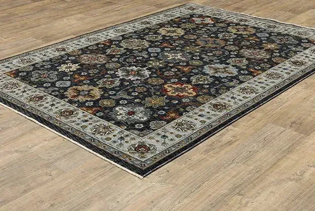 Aberdeen 561B Blue/Grey Rug