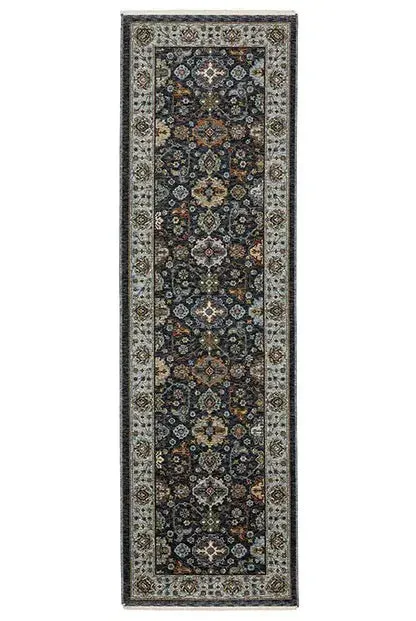 Aberdeen 561B Blue/Grey Rug