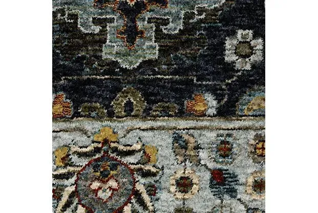 Aberdeen 561B Blue/Grey Rug