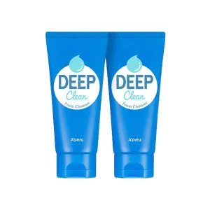 [Apieu] Deep Clean Foam Cleanser (1 1) 130ml*2EA
