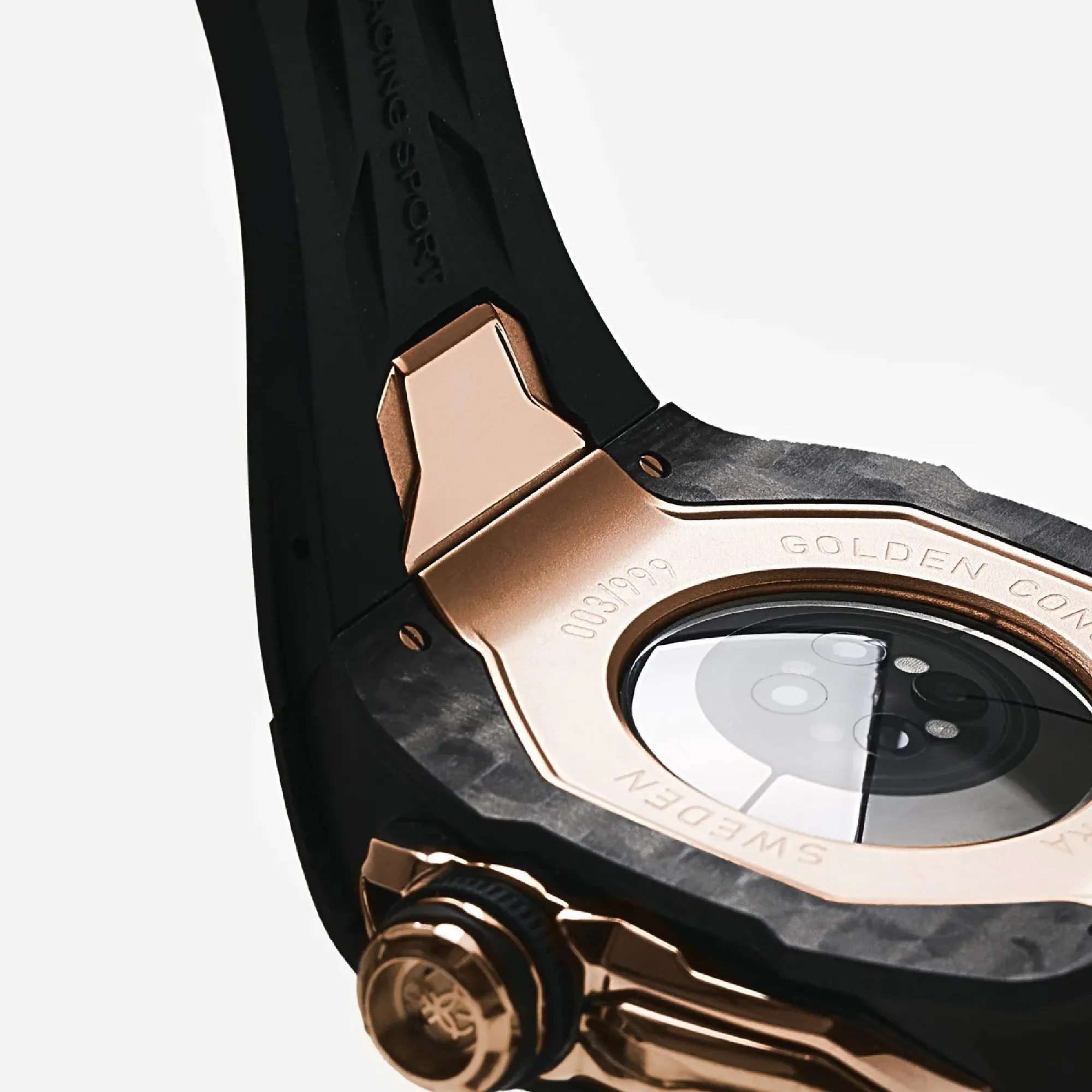 Apple Watch Case / RSCIII49 - Rose Gold Carbon