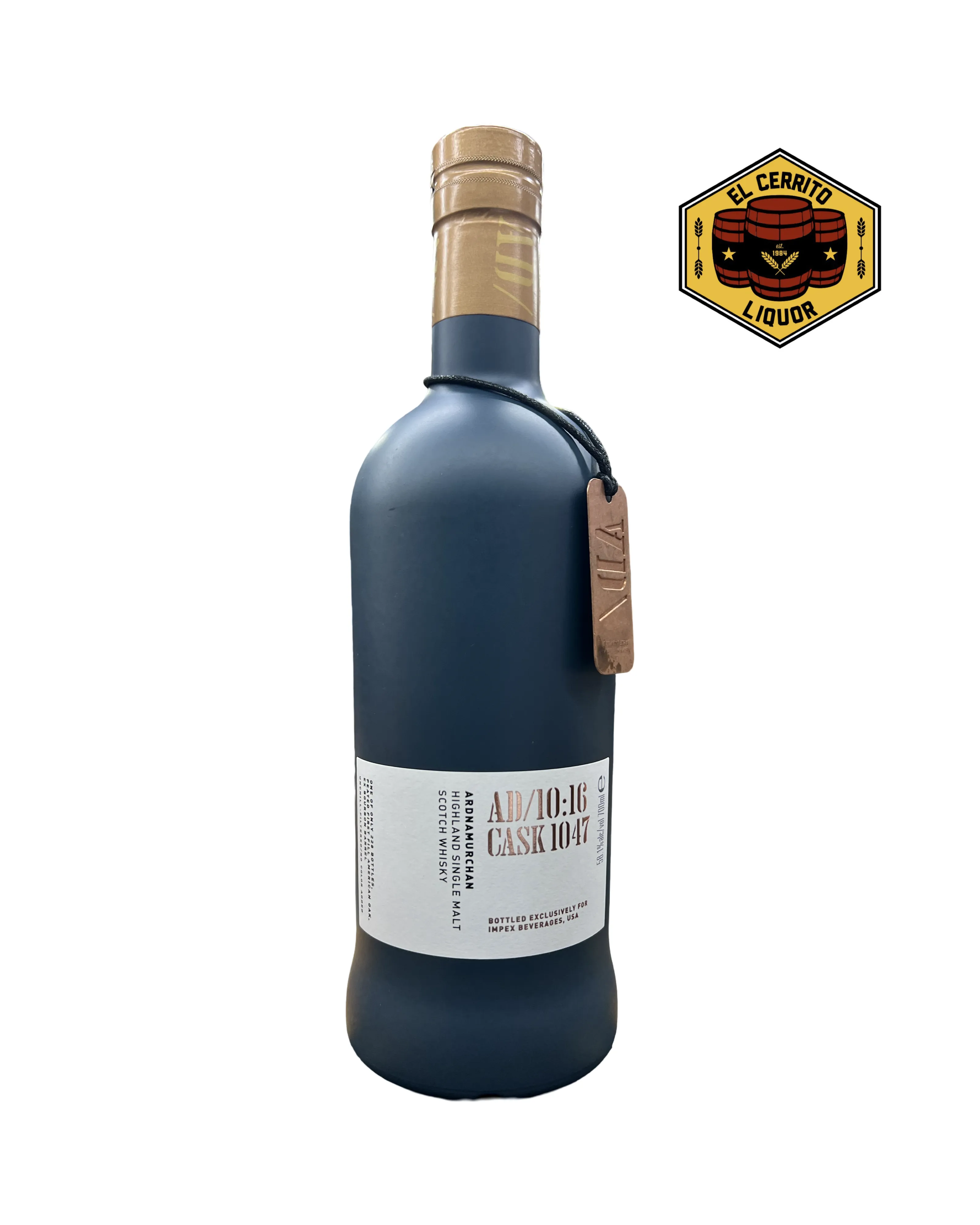 Ardnamurchan Single Cask 1047 Peated Ex Bourbon Single Malt Scotch Whisky 700ml