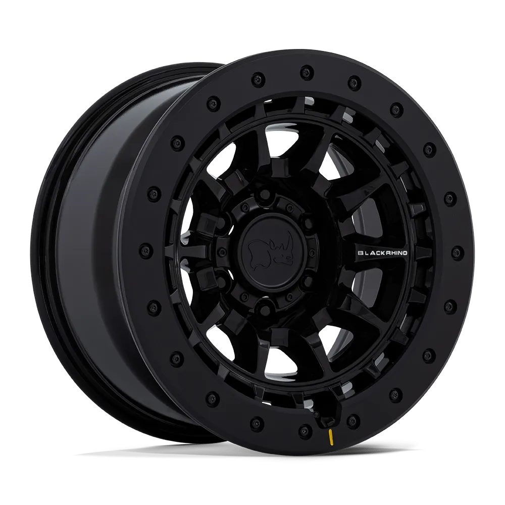 Black Rhino BR016 Tusk 17X8.5 5X139.7 0mm Gloss Black