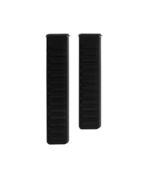 Black Silicone Magnetic Poppy Universal WatchBand (22mm)