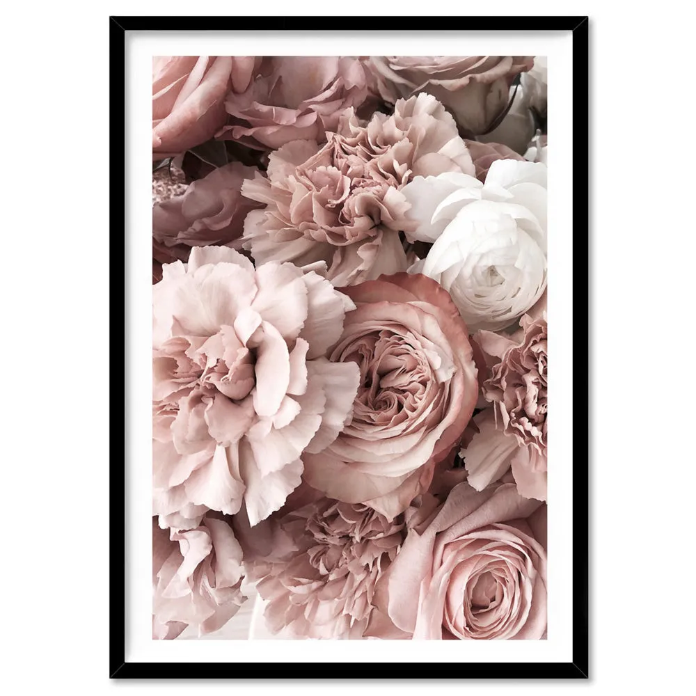 Blush Florals | Sea of Flowers - Art Print