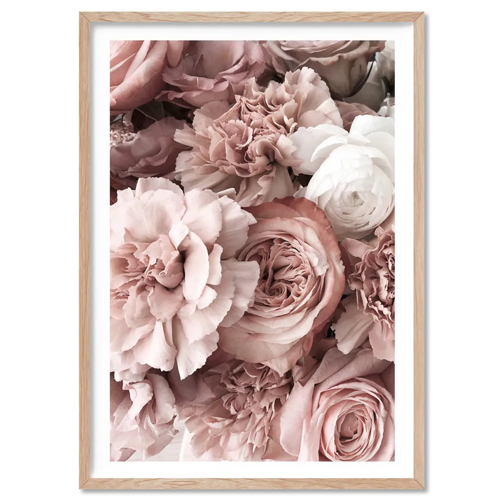 Blush Florals | Sea of Flowers - Art Print