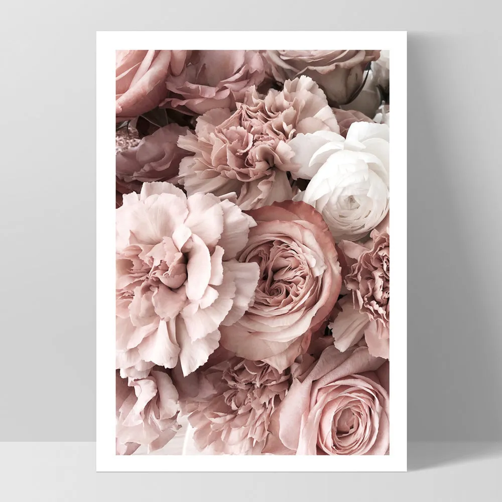 Blush Florals | Sea of Flowers - Art Print