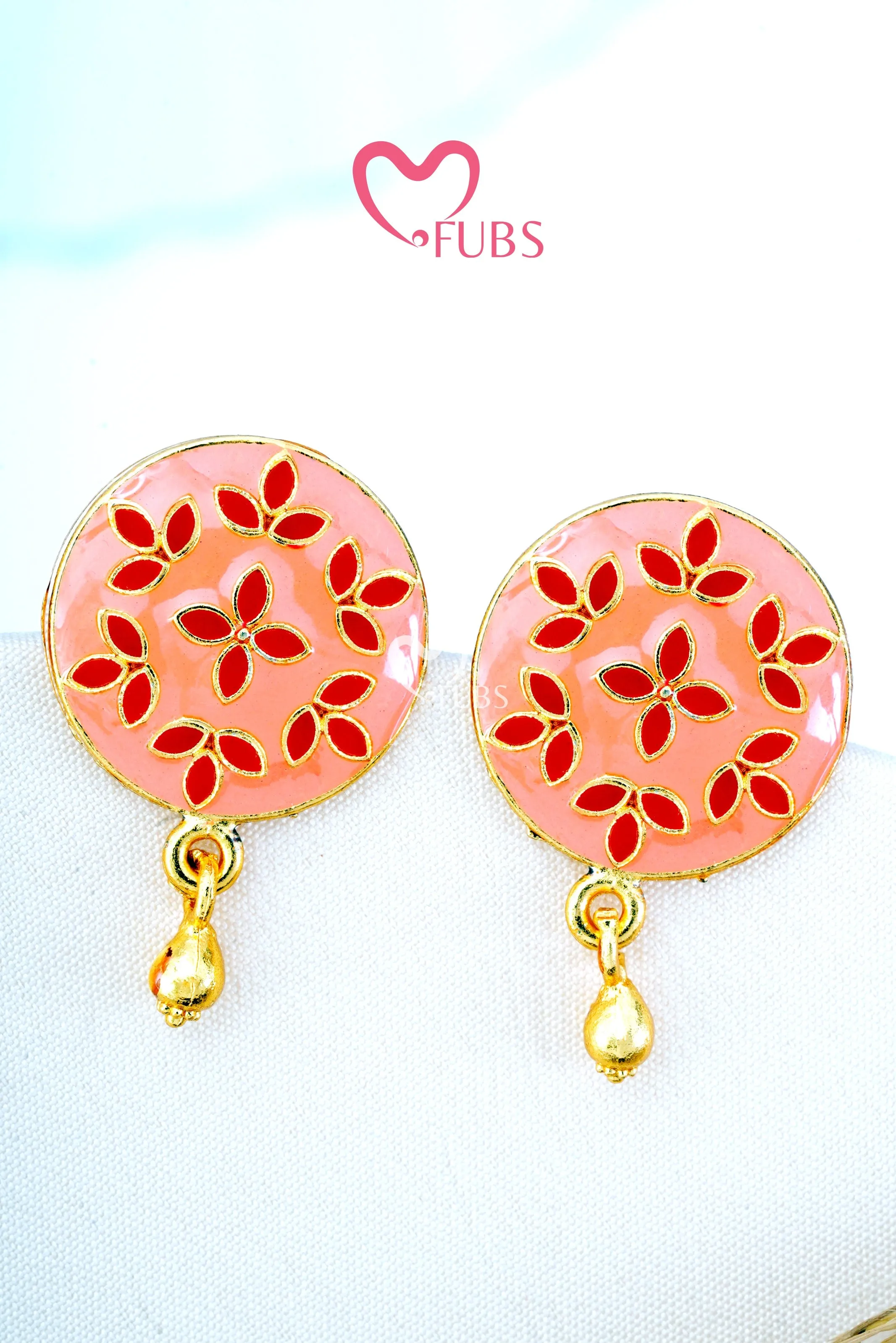 Circle Floral Radiance Studs