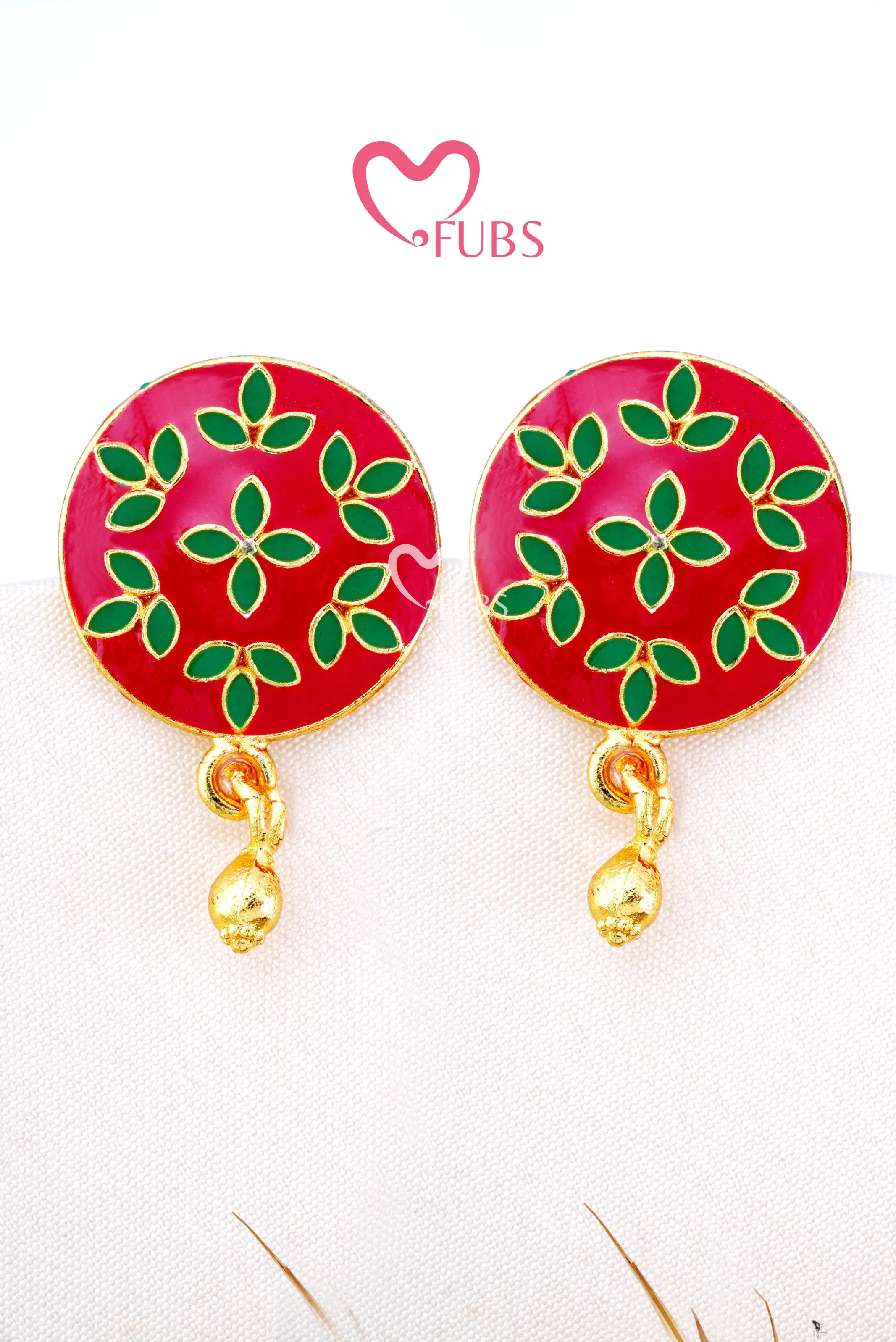 Circle Floral Radiance Studs