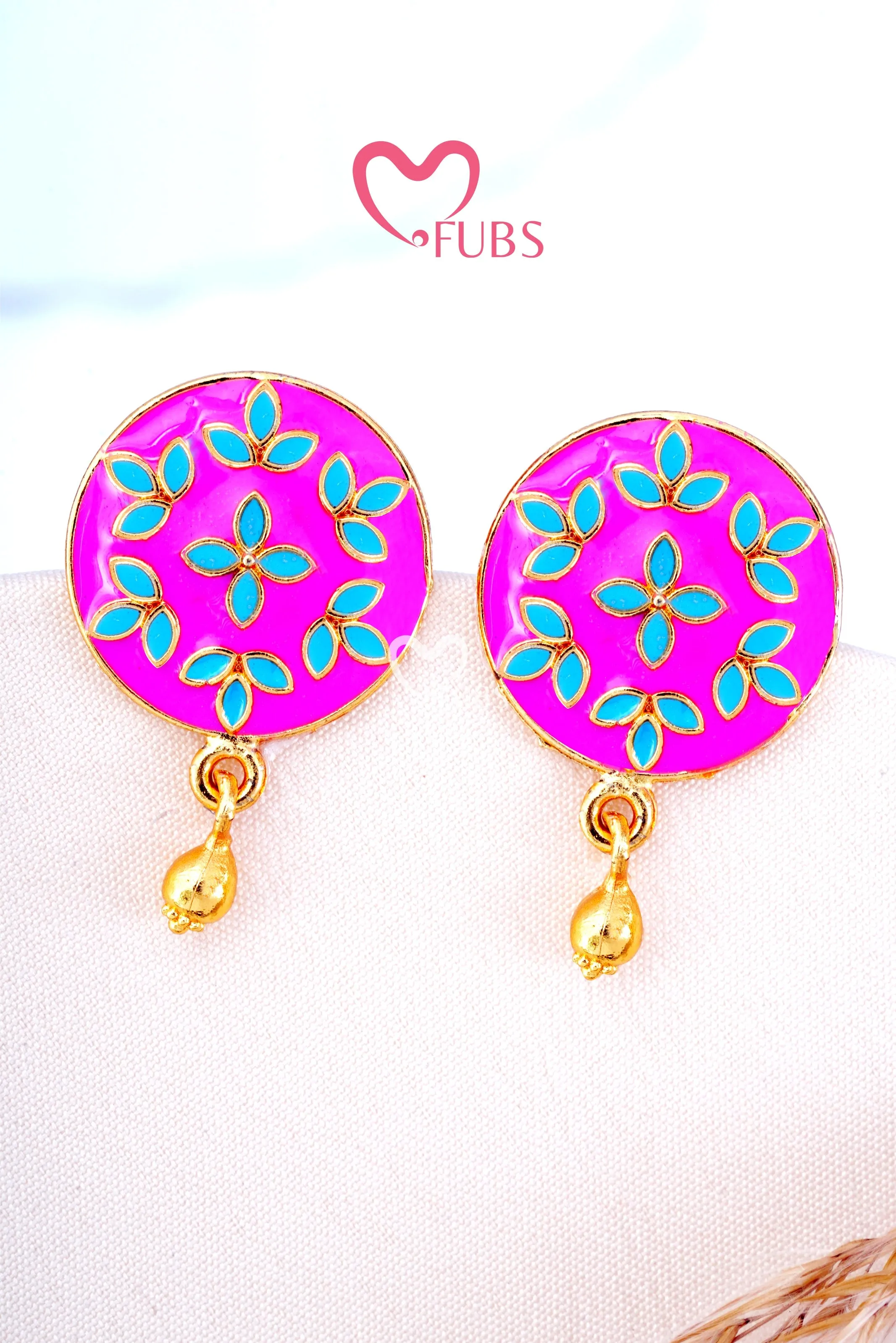 Circle Floral Radiance Studs