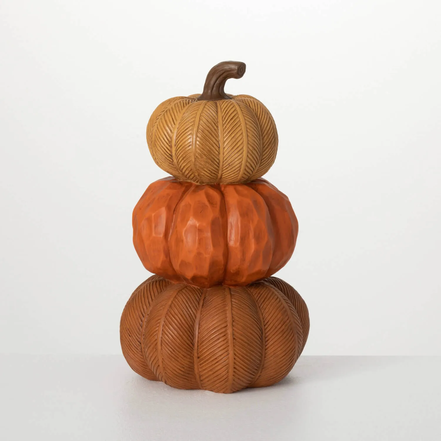 Colorful Pumpkin Stack Decor