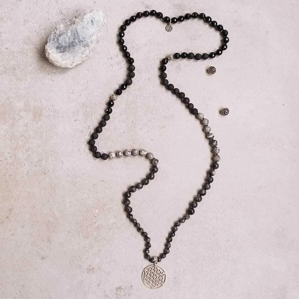 Connection Man Gemstone Mala