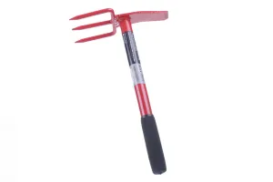 Cultivating Mattock - Heavy-duty 14 gauge steel, 1.3 inch wide digging head, 3/8