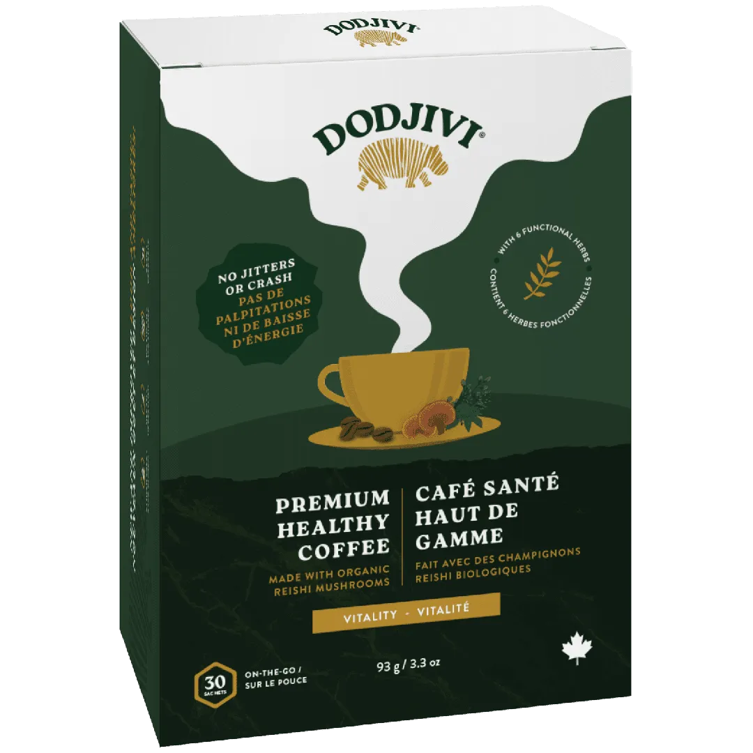 Dodjivi - premium healthy mushroom coffee (vitality) 30 x 3.1g