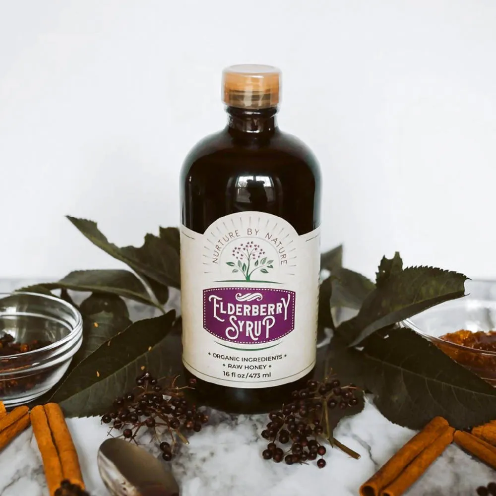 Elderberry Syrup 16oz (Honey)