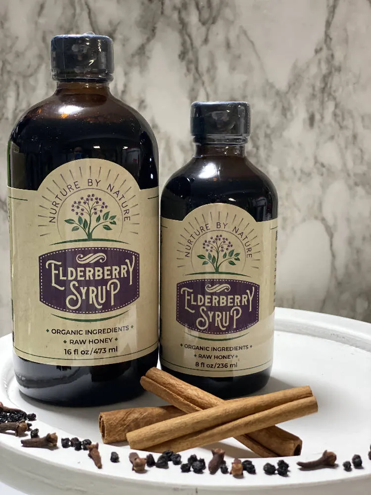 Elderberry Syrup 16oz (Honey)