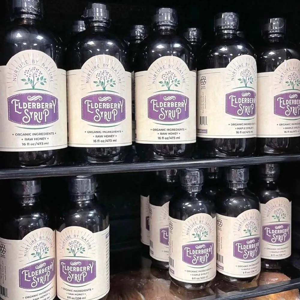 Elderberry Syrup 16oz (Honey)