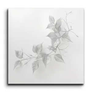 Ethereal Vine: Grayscale Elegance