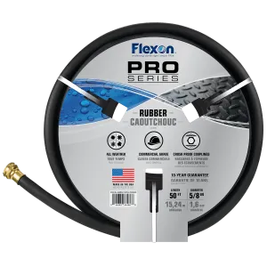 Flexon 5/8 In. X 50 Ft. Rubber Hose