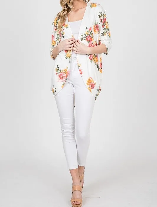 Floral Kimono Cardigan