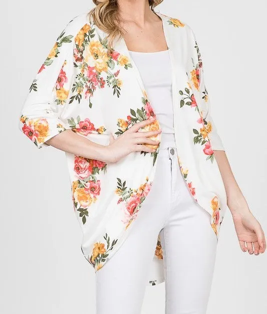 Floral Kimono Cardigan