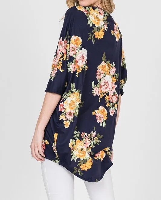 Floral Kimono Cardigan
