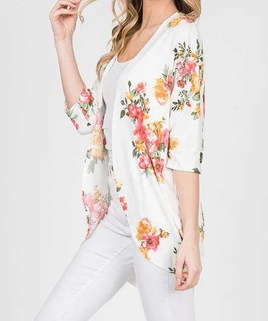 Floral Kimono Cardigan