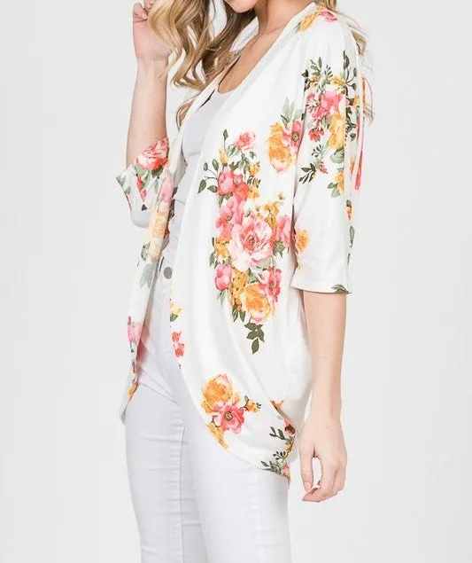 Floral Kimono Cardigan
