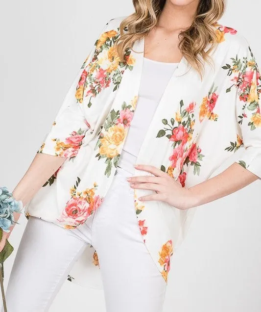 Floral Kimono Cardigan