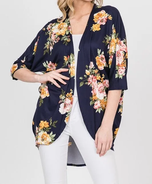 Floral Kimono Cardigan