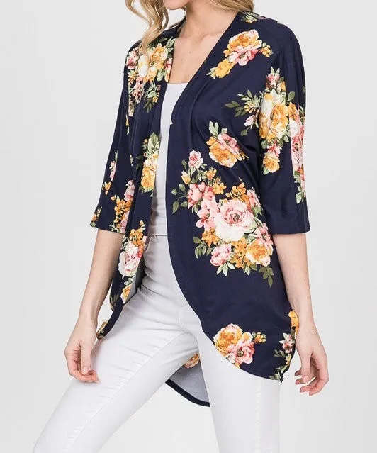 Floral Kimono Cardigan