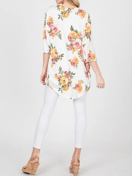 Floral Kimono Cardigan