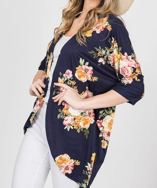 Floral Kimono Cardigan