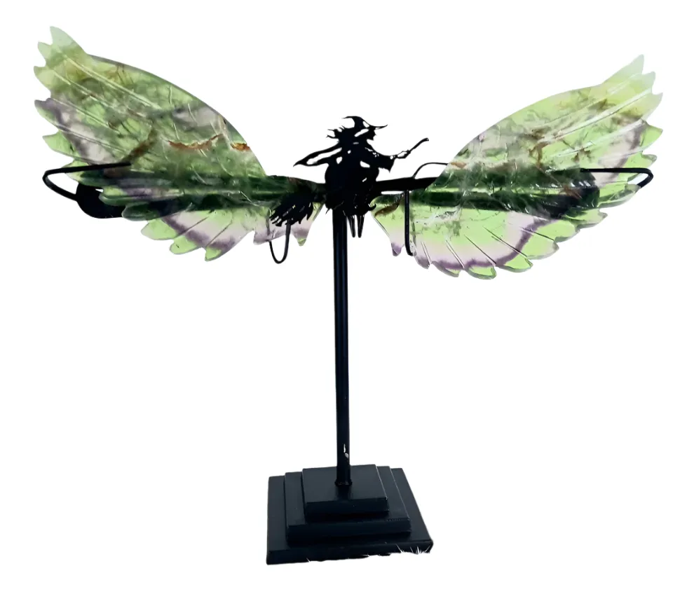 Fluorite Crystal Witch Wings