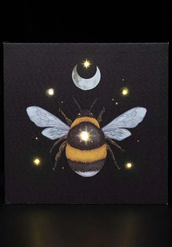 Forest Bee Light Up | CANVAS PLAQUE