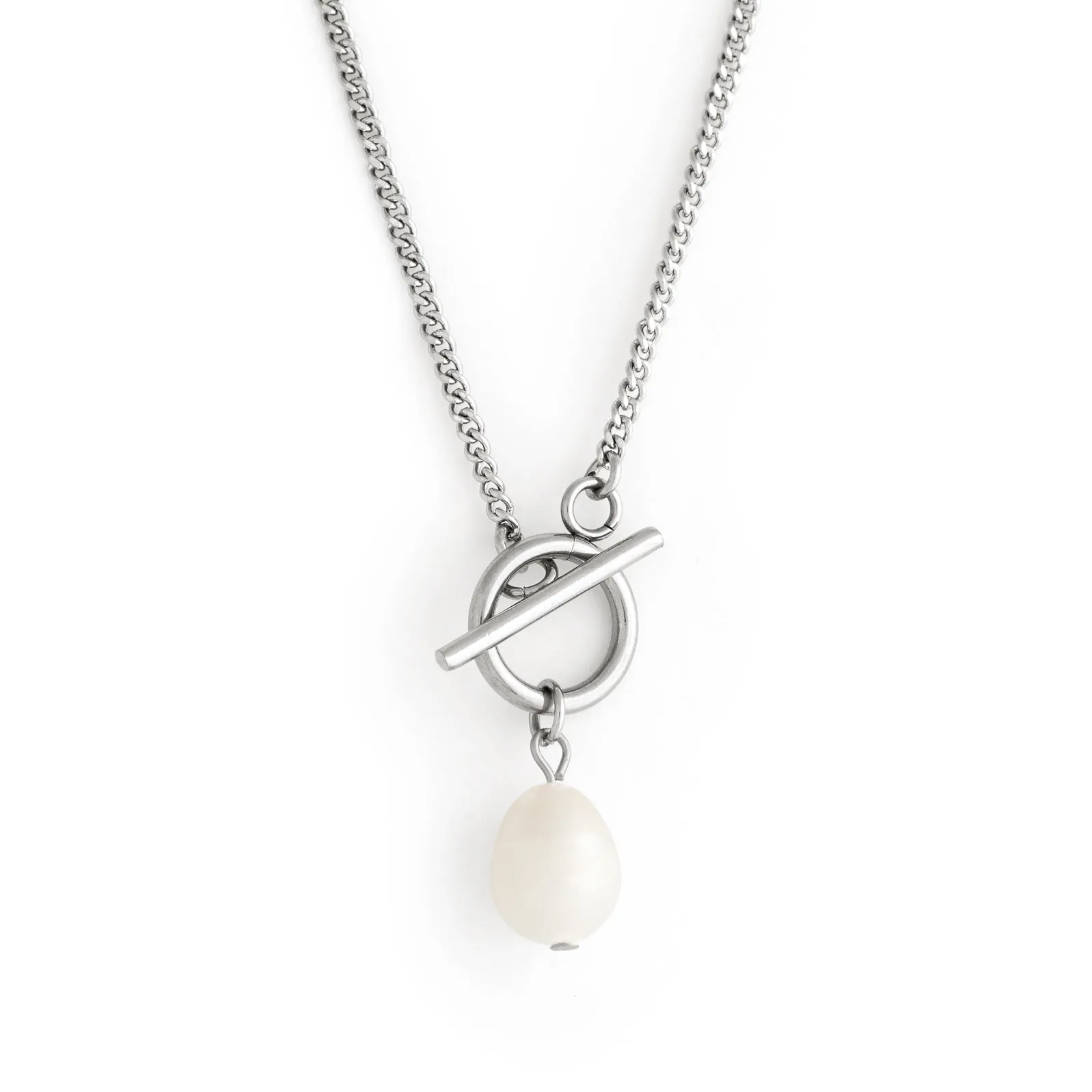 Freshwater Necklace - Silver