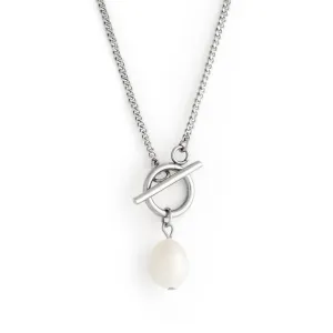 Freshwater Necklace - Silver
