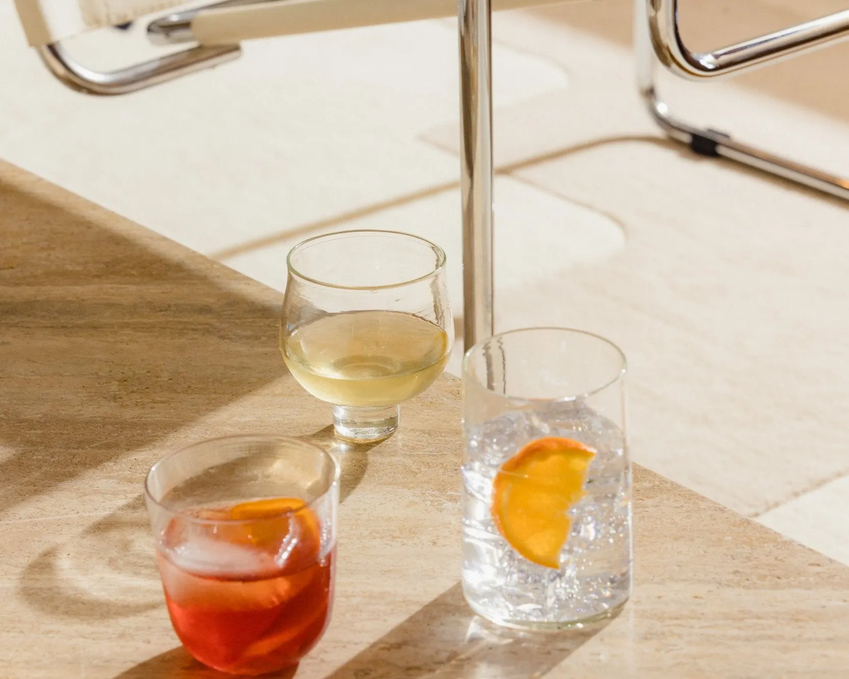 Hand Blown Highball Glasses