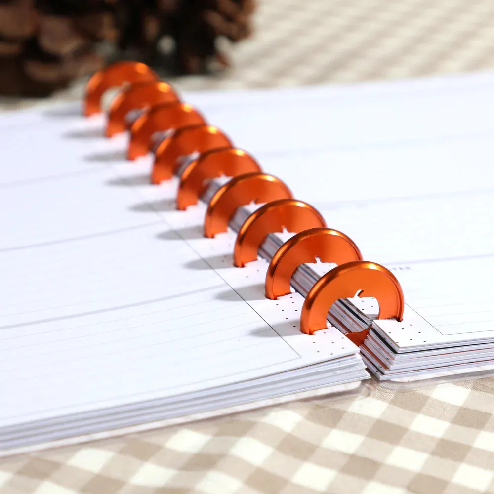 Happy Planner Pumpkin Cutout Medium Metal discs