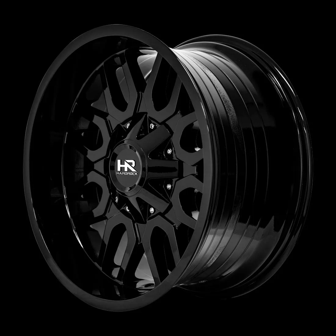 Hardrock H709 Commander 20X9 6X135/6X139.7 0mm Black & Milled