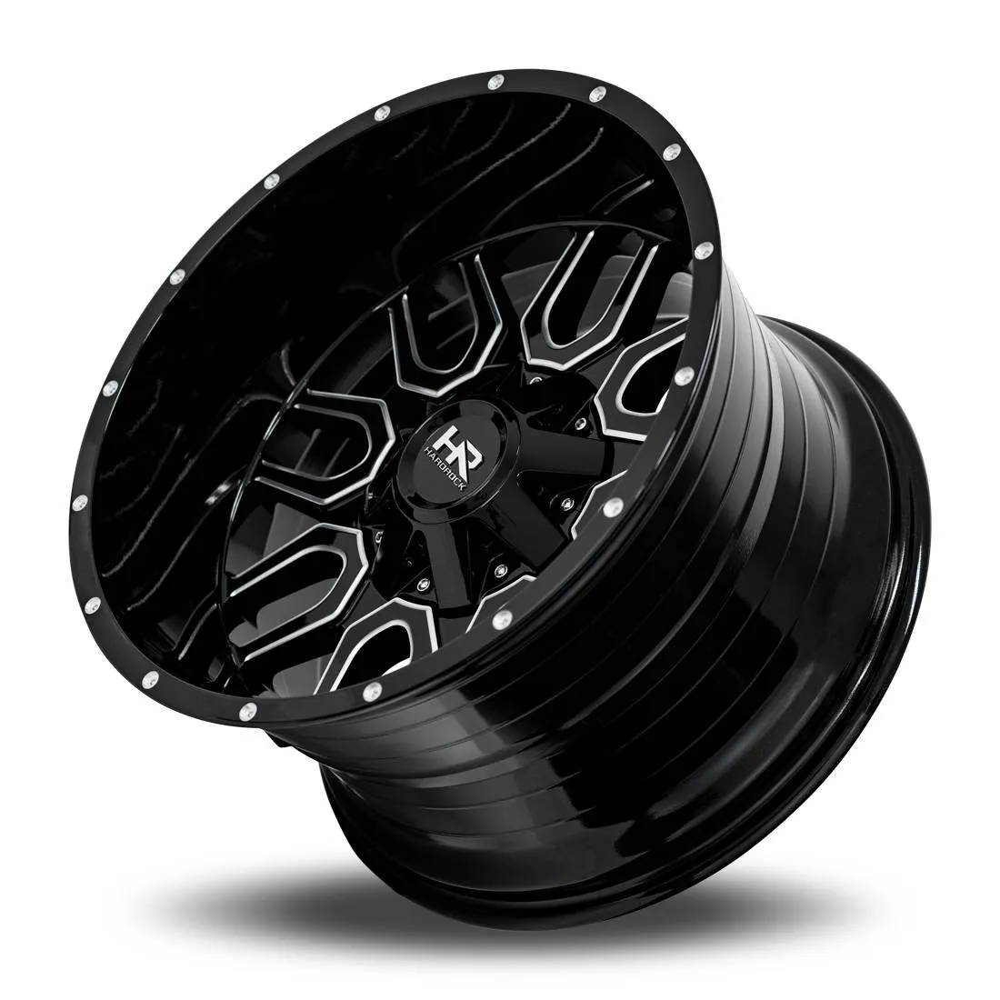 Hardrock H709 Commander 22X10 5X127/5X139.7 -25mm Black & Milled