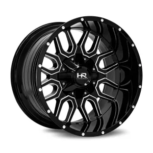 Hardrock H709 Commander 22X10 5X127/5X139.7 -25mm Black & Milled