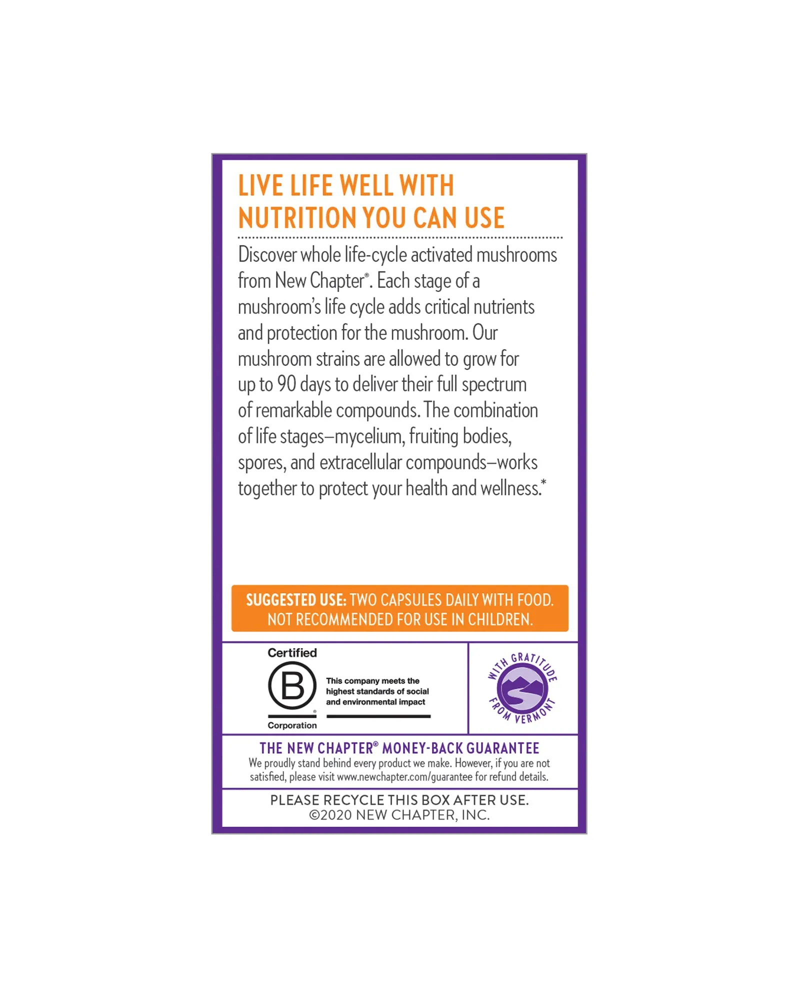 Healthy Aging: Reishi Mushroom Blend Capsules