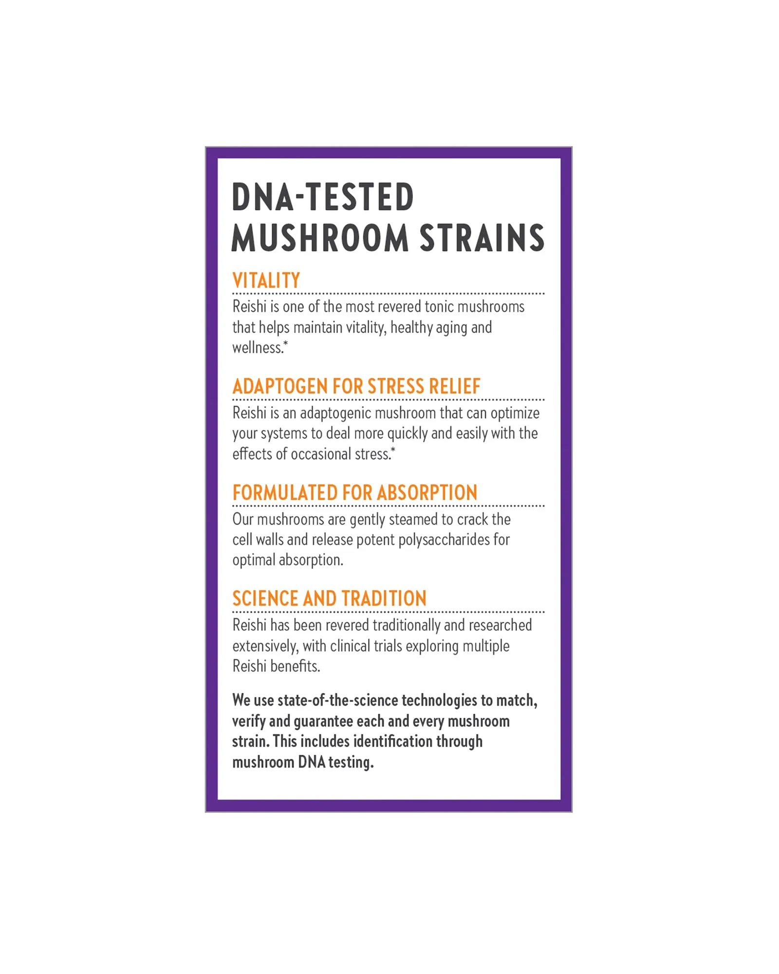 Healthy Aging: Reishi Mushroom Blend Capsules