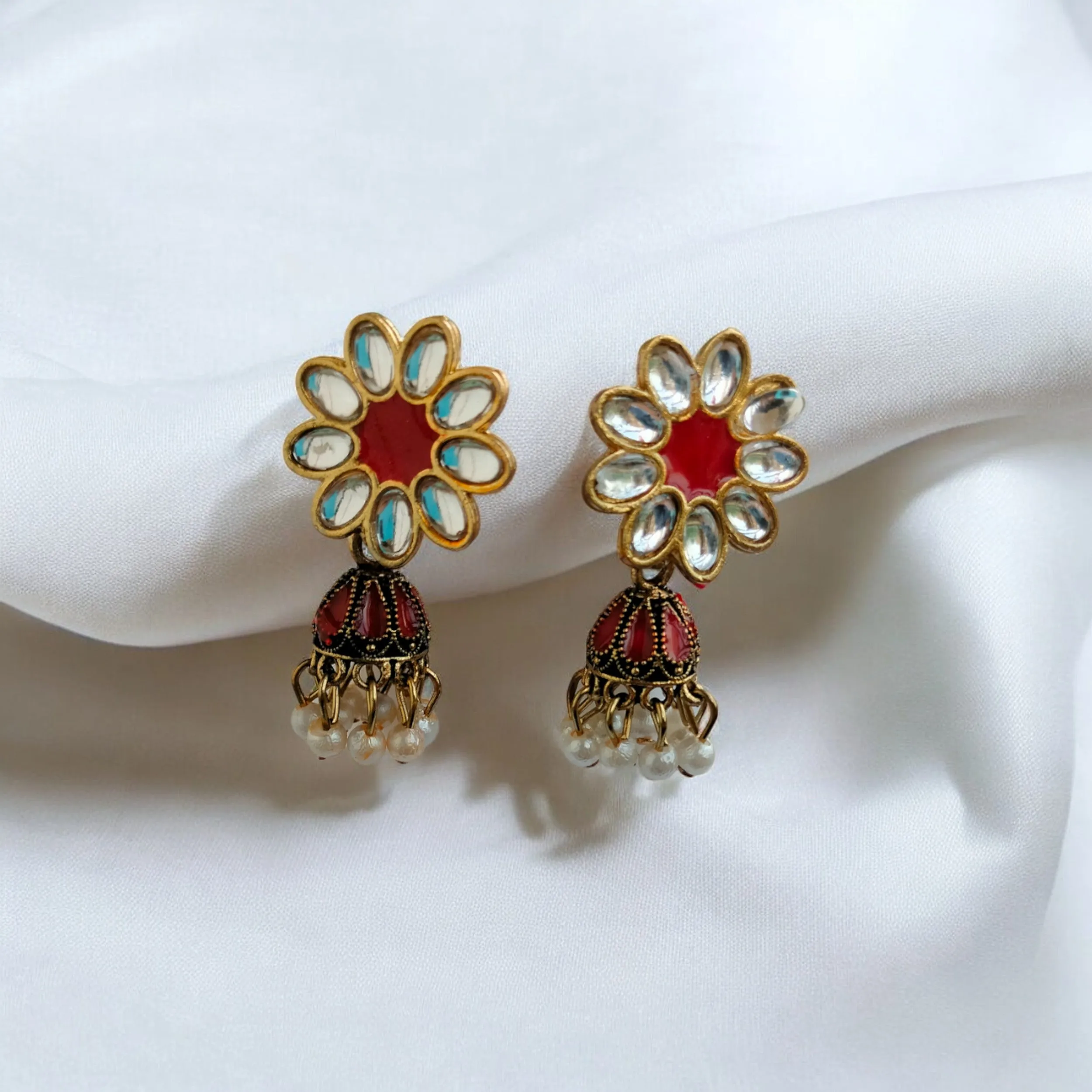 Jewelestia Royal Radiance Jhumkas