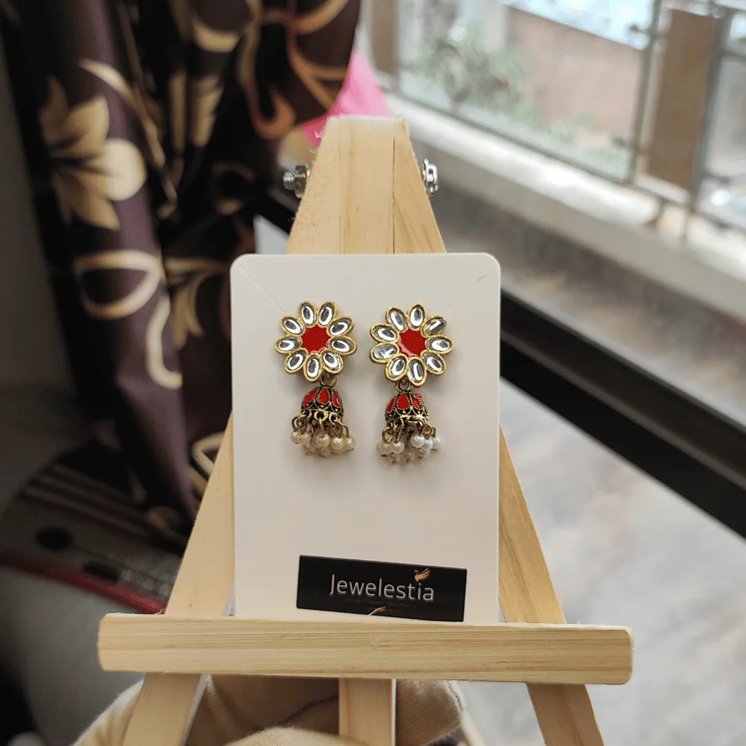 Jewelestia Royal Radiance Jhumkas
