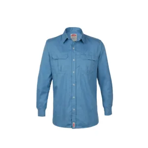 JONSSON LEGENDARY LONG SLEEVE SHIRT COLOUR-FRENCH BLUE SIZE-3XL